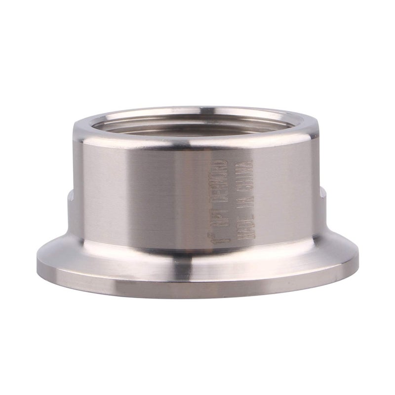 DERNORD Sanitary Tri Clamp to NPT Female Tri Clover (1"" NPT Female (1.5 inch Tri-clamp)) - Image 1